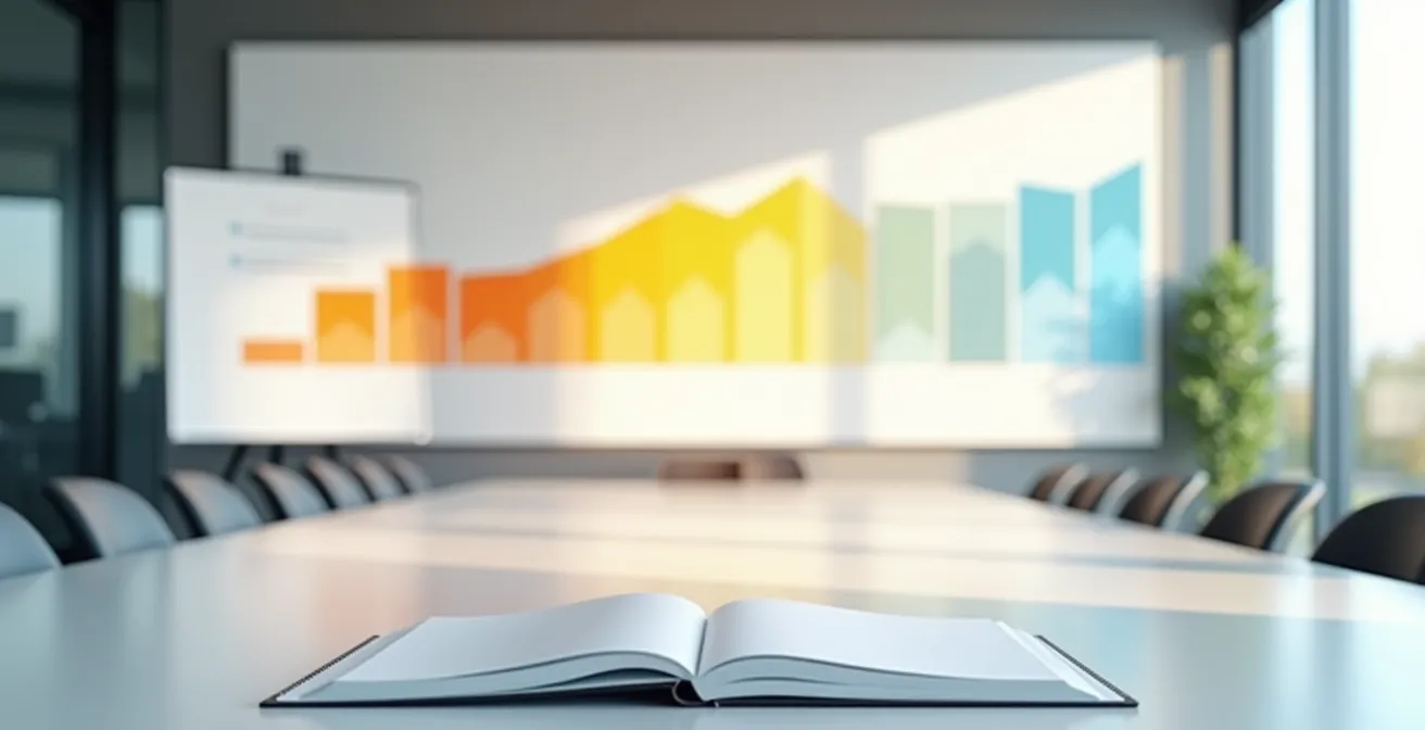 Visualisierung eines strukturierten 3-Jahres-Digitalisierungsfahrplans für KMU