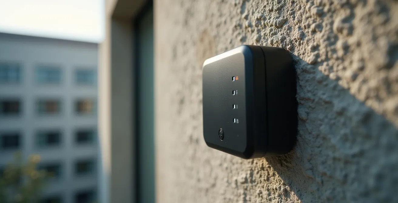 Nachrüstung eines Bestandsgebäudes mit funkbasierten Smart-Building-Komponenten