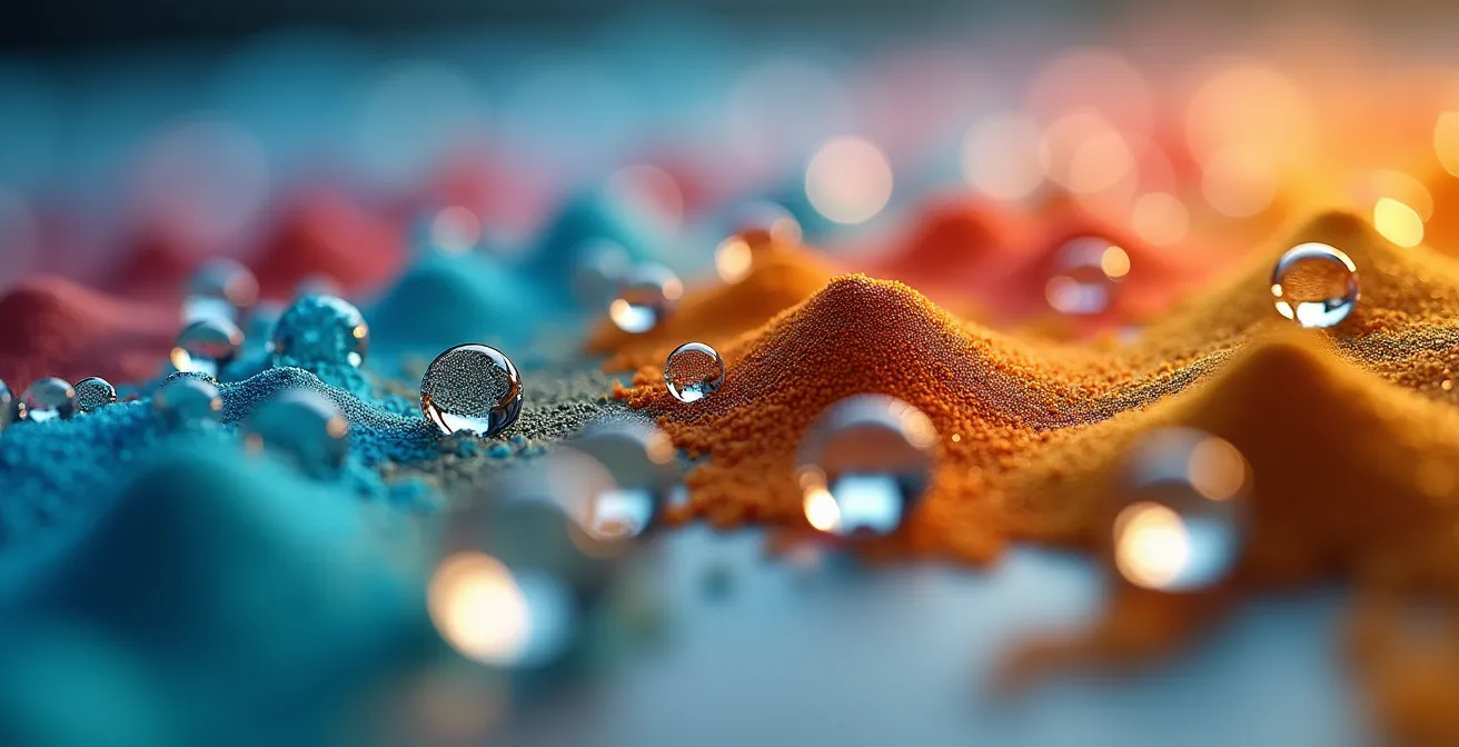 Makroaufnahme von abstrakten Datenmustern die Kundenverhalten symbolisieren