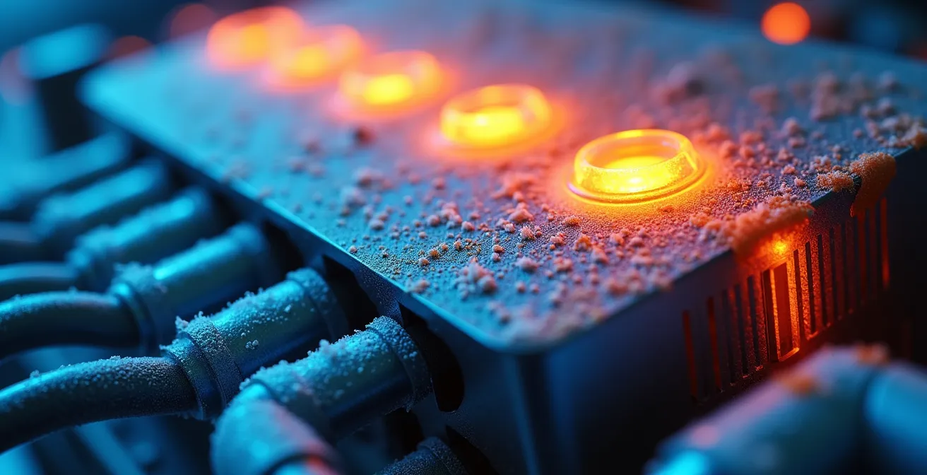 Thermomanagement-System eines E-Autos mit Wärmepumpe im Winter