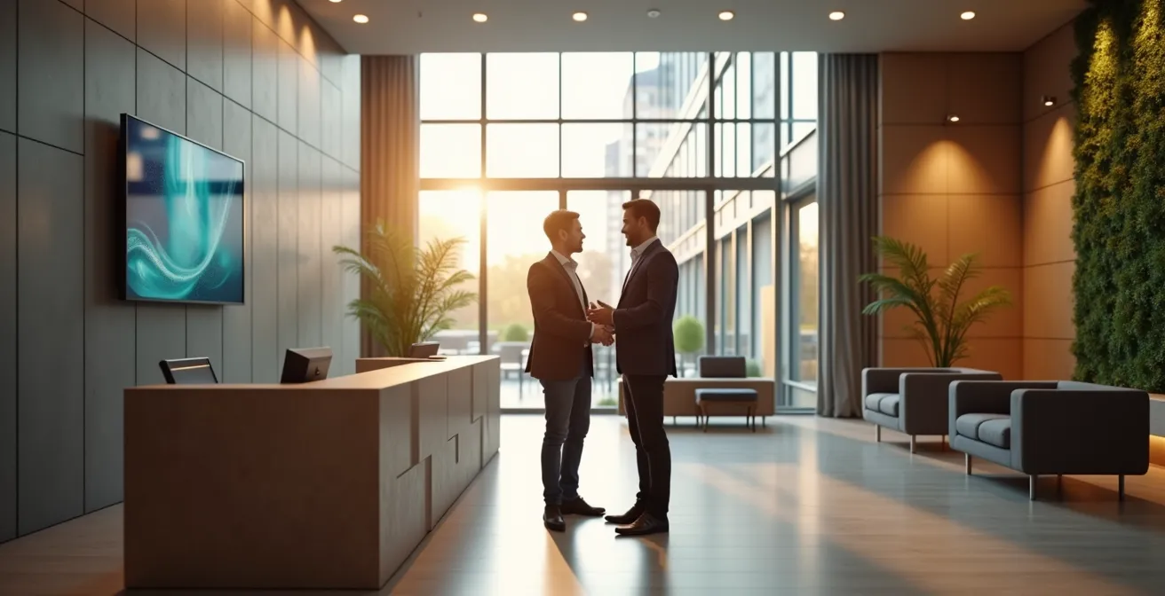 Digitales Dashboard für Smart Building Verwaltung und Mieterkommunikation