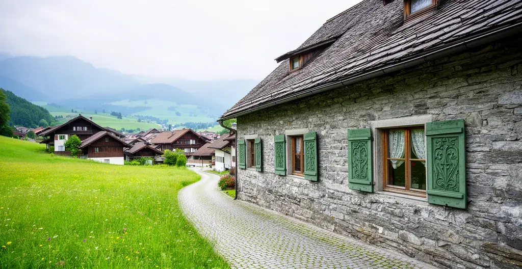 Traditionelles Schweizer Dorfhaus – günstigere Kantone als Alternative
